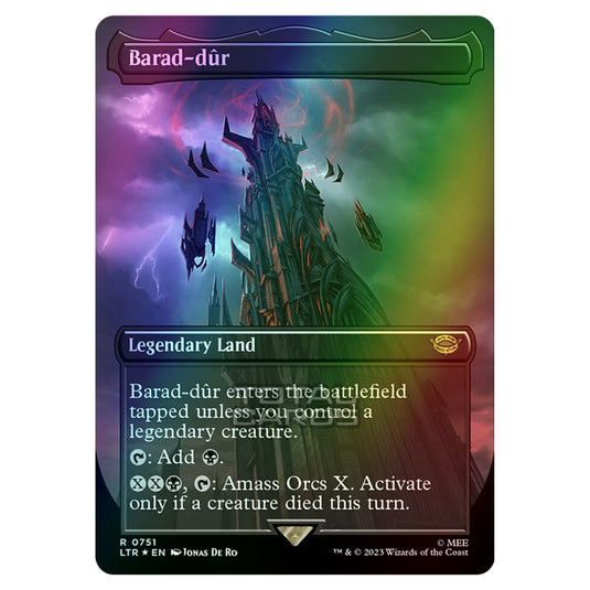 Magic The Gathering - The Lord of the Rings - Tales of Middle-Earth - Barad-dûr - 0751 (Foil)