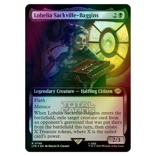 Magic The Gathering - The Lord of the Rings - Tales of Middle-Earth - Lobelia Sackville-Baggins - 0768 (Foil)