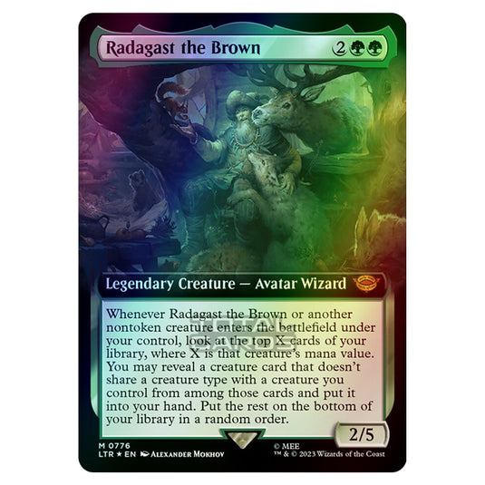 Magic The Gathering - The Lord of the Rings - Tales of Middle-Earth - Radagast the Brown - 0776 (Foil)