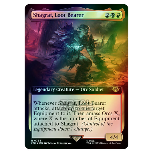 Magic The Gathering - The Lord of the Rings - Tales of Middle-Earth - Shagrat, Loot Bearer - 0783 (Foil)