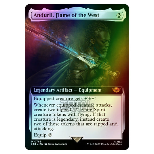 Magic The Gathering - The Lord of the Rings - Tales of Middle-Earth - Andúril, Flame of the West - 0786 (Foil)