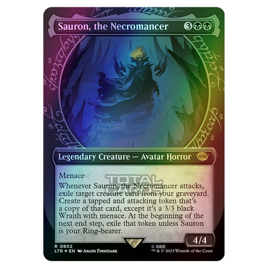 Magic The Gathering - The Lord of the Rings - Tales of Middle-Earth - Sauron, the Necromancer - 0802 (Foil)