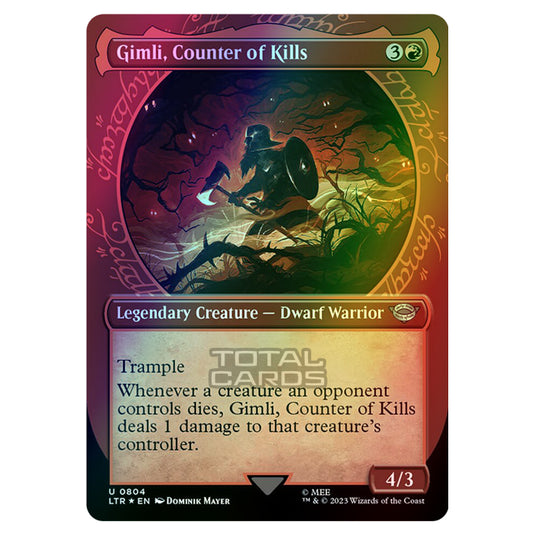 Magic The Gathering - The Lord of the Rings - Tales of Middle-Earth - Gimli, Counter of Kills - 0804 (Foil)