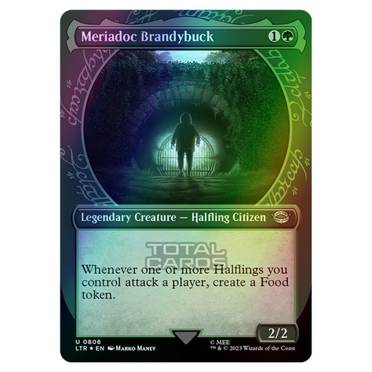 Magic The Gathering - The Lord of the Rings - Tales of Middle-Earth - Meriadoc Brandybuck - 0806 (Foil)