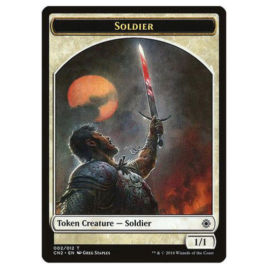 Magic the Gathering - M15 Core Set - Token Creature - Soldier 2/14