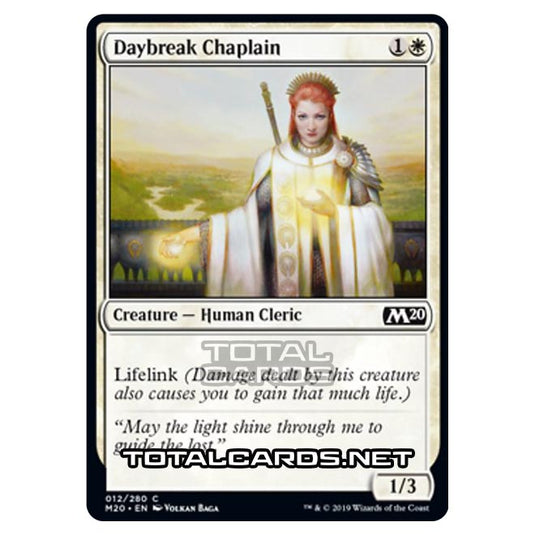 Magic The Gathering - Core Set 2020 - Daybreak Chaplain - 12/280