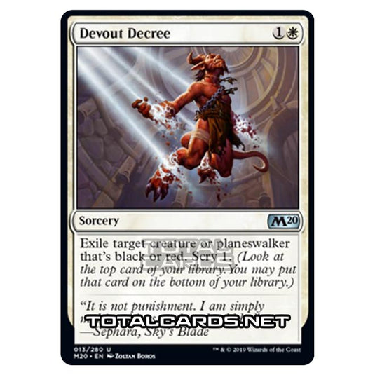 Magic The Gathering - Core Set 2020 - Devout Decree - 13/280