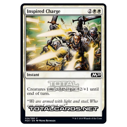 Magic The Gathering - Core Set 2020 - Inspired Charge - 24/280