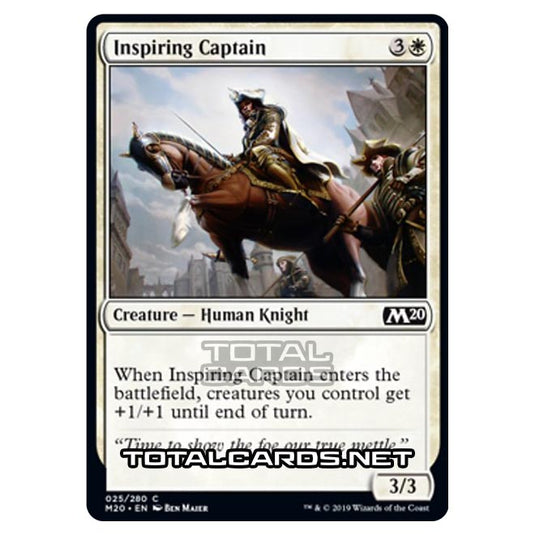 Magic The Gathering - Core Set 2020 - Inspiring Captain - 25/280