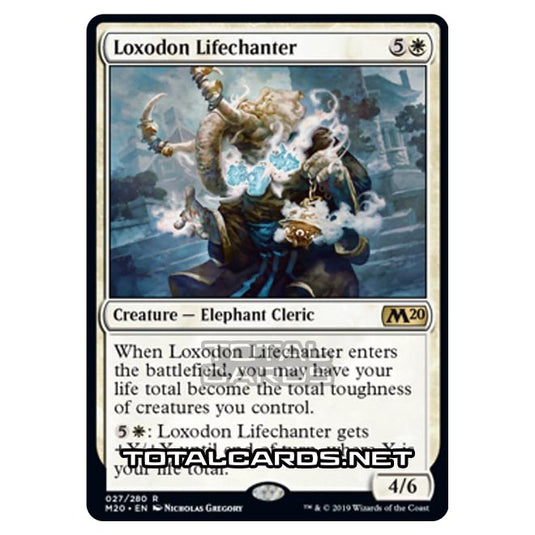 Magic The Gathering - Core Set 2020 - Loxodon Lifechanter - 27/280