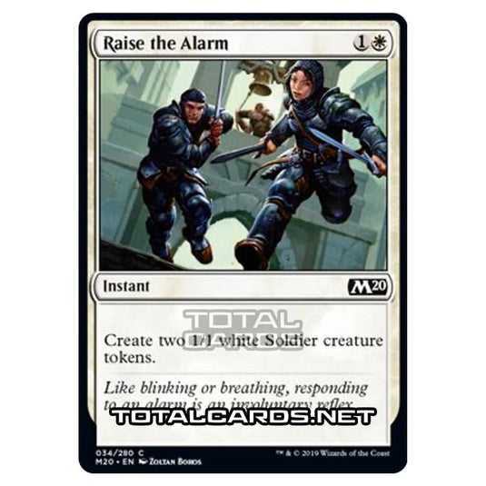 Magic The Gathering - Core Set 2020 - Raise the Alarm - 34/280