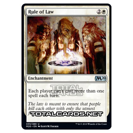 Magic The Gathering - Core Set 2020 - Rule of Law - 35/280