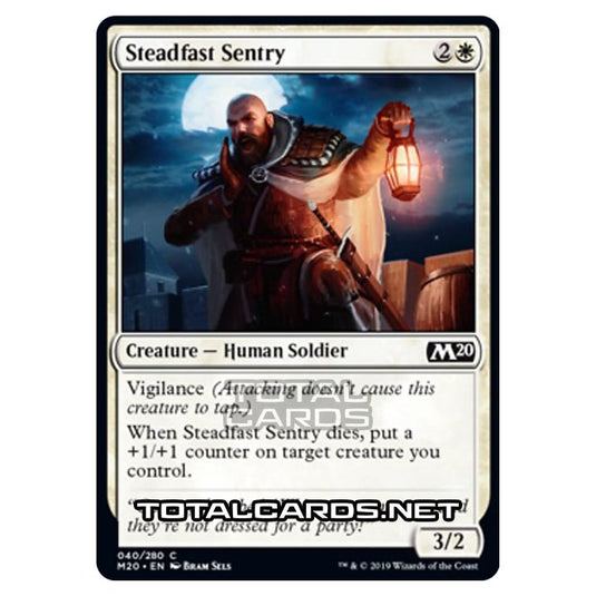 Magic The Gathering - Core Set 2020 - Steadfast Sentry - 40/280