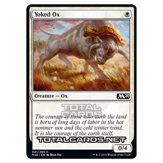 Magic The Gathering - Core Set 2020 - Yoked Ox - 41/280