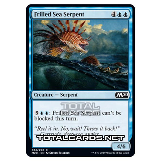 Magic The Gathering - Core Set 2020 - Frilled Sea Serpent - 61/280