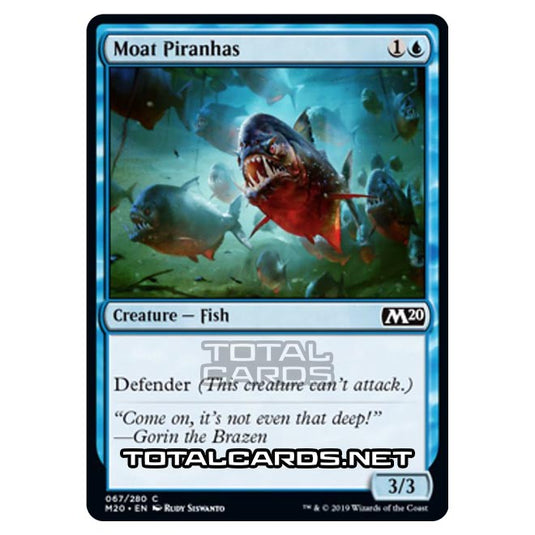 Magic The Gathering - Core Set 2020 - Moat Piranhas - 67/280