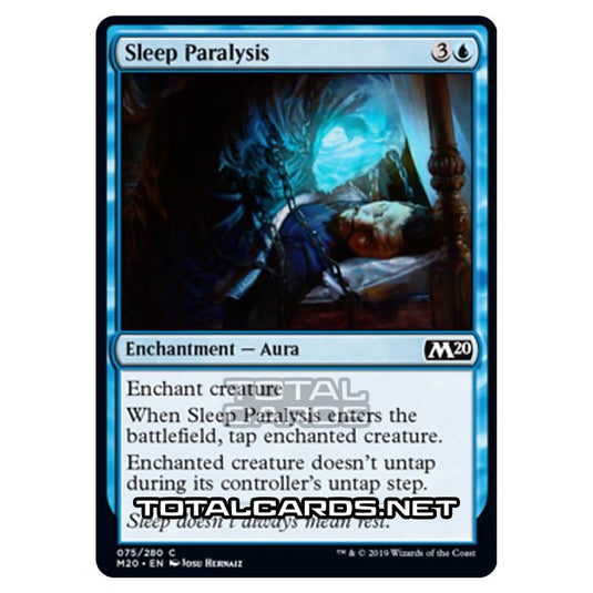 Magic The Gathering - Core Set 2020 - Sleep Paralysis - 75/280