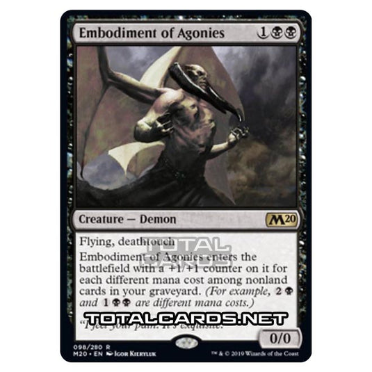 Magic The Gathering - Core Set 2020 - Embodiment of Agonies - 98/280