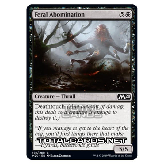 Magic The Gathering - Core Set 2020 - Feral Abomination - 101/280