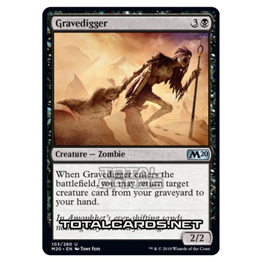 Magic The Gathering - Core Set 2020 - Gravedigger - 103/280