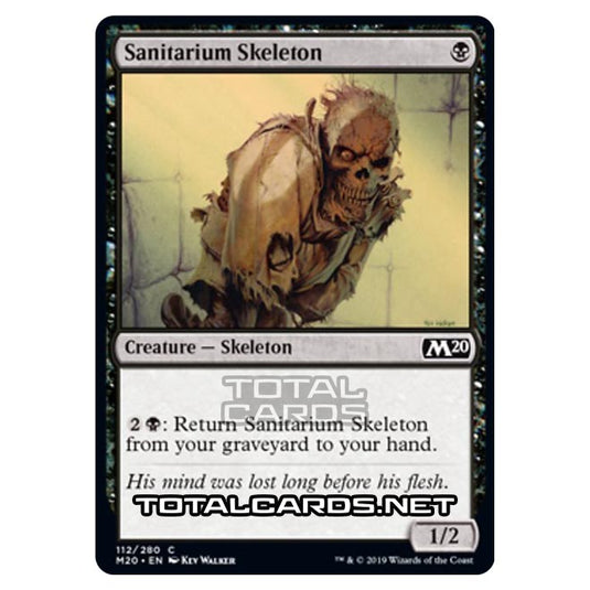 Magic The Gathering - Core Set 2020 - Sanitarium Skeleton - 112/280