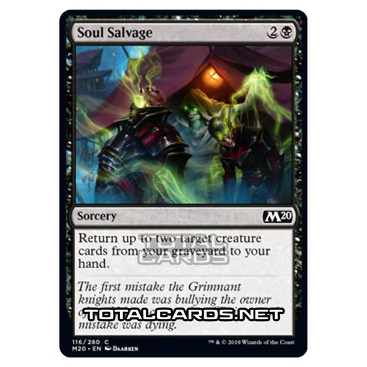 Magic The Gathering - Core Set 2020 - Soul Salvage - 116/280