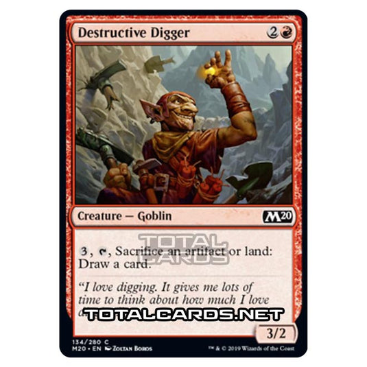 Magic The Gathering - Core Set 2020 - Destructive Digger - 134/280