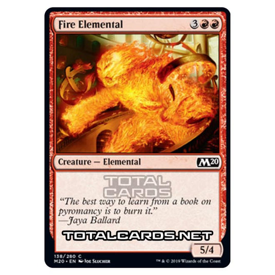 Magic The Gathering - Core Set 2020 - Fire Elemental - 138/280