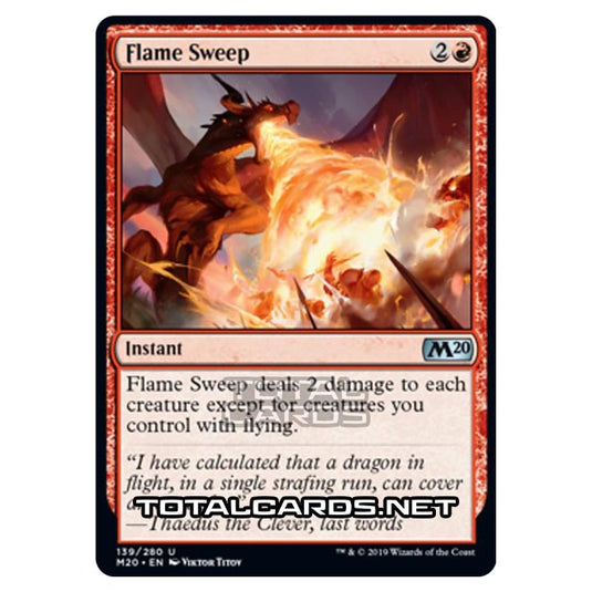 Magic The Gathering - Core Set 2020 - Flame Sweep - 139/280