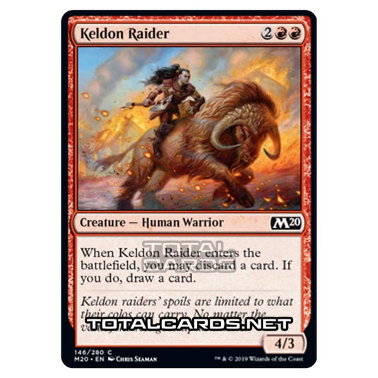 Magic The Gathering - Core Set 2020 - Keldon Raider - 146/280