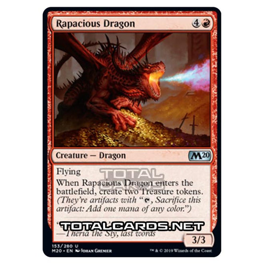 Magic The Gathering - Core Set 2020 - Rapacious Dragon - 153/280