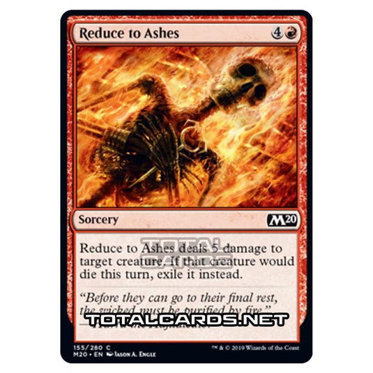 Magic The Gathering - Core Set 2020 - Reduce to Ashes - 155/280