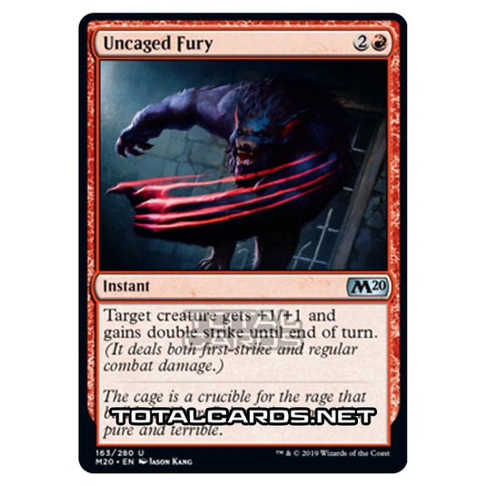 Magic The Gathering - Core Set 2020 - Uncaged Fury - 163/280