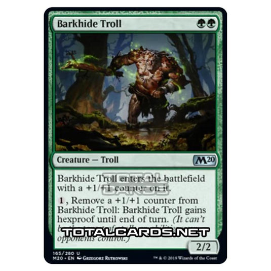 Magic The Gathering - Core Set 2020 - Barkhide Troll - 165/280