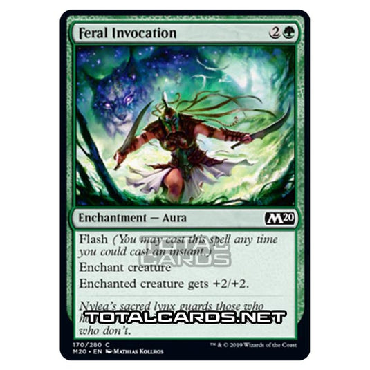 Magic The Gathering - Core Set 2020 - Feral Invocation - 170/280