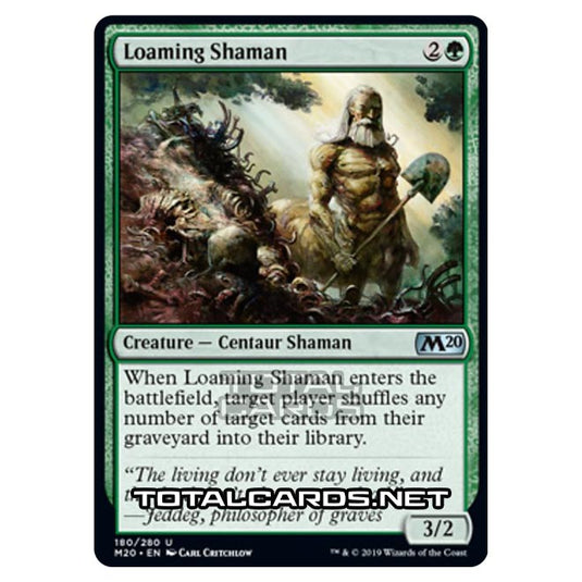 Magic The Gathering - Core Set 2020 - Loaming Shaman - 180/280