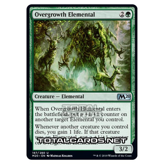 Magic The Gathering - Core Set 2020 - Overgrowth Elemental - 187/280