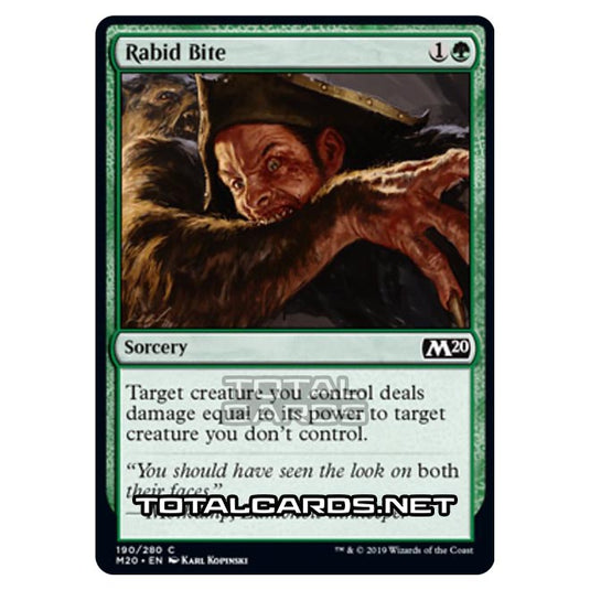 Magic The Gathering - Core Set 2020 - Rabid Bite - 190/280