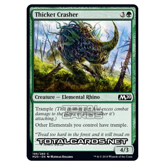 Magic The Gathering - Core Set 2020 - Thicket Crasher - 196/280