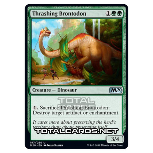 Magic The Gathering - Core Set 2020 - Thrashing Brontodon - 197/280