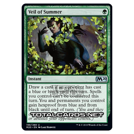 Magic The Gathering - Core Set 2020 - Veil of Summer - 198/280