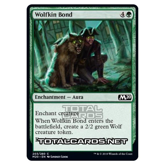 Magic The Gathering - Core Set 2020 - Wolfkin Bond - 203/280