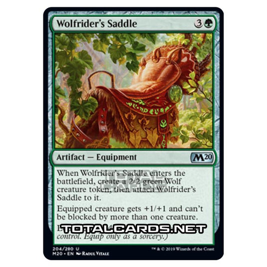 Magic The Gathering - Core Set 2020 - Wolfrider's Saddle - 204/280