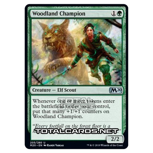 Magic The Gathering - Core Set 2020 - Woodland Champion - 205/280