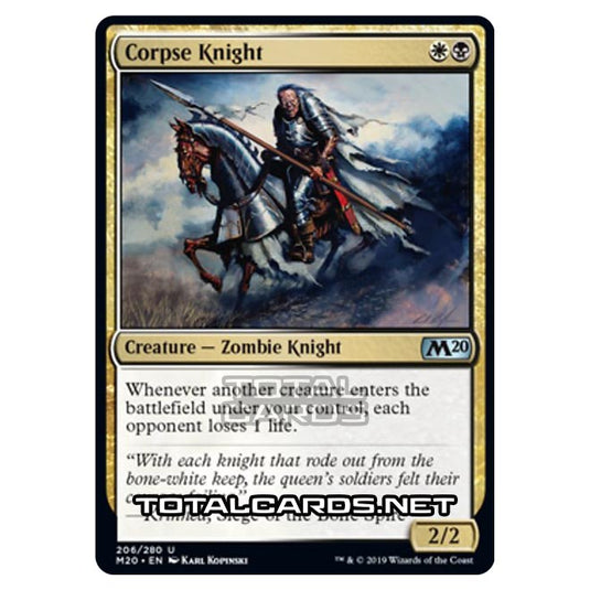 Magic The Gathering - Core Set 2020 - Corpse Knight - 206/280