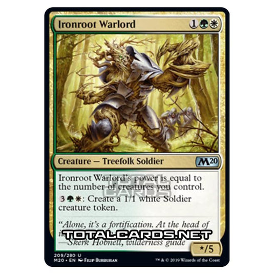 Magic The Gathering - Core Set 2020 - Ironroot Warlord - 209/280