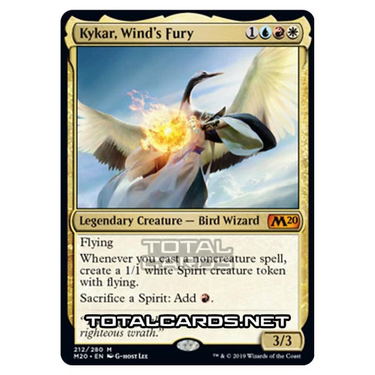 Magic The Gathering - Core Set 2020 - Kykar, Wind's Fury - 212/280