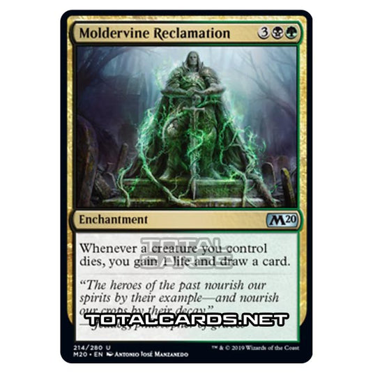 Magic The Gathering - Core Set 2020 - Moldervine Reclamation - 214/280