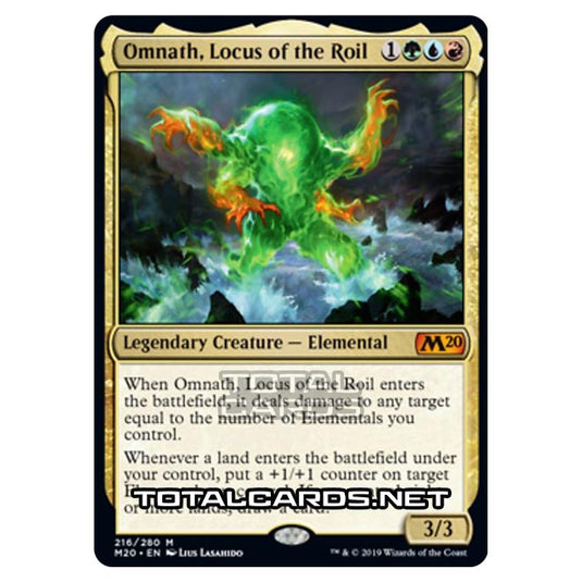 Magic The Gathering - Core Set 2020 - Omnath, Locus of the Roil - 216/280