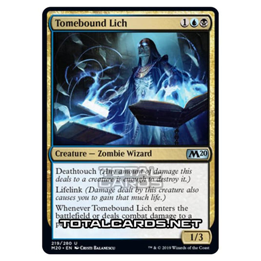 Magic The Gathering - Core Set 2020 - Tomebound Lich - 219/280